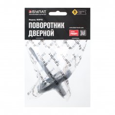 Поворотник БУЛАТ НДФ 04.02 ФОРТЕ матовый черный, квадрат 8х8х70 мм