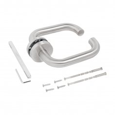 СТАНДАРТ 0203 SS (60-90) INOX нержавеющая сталь Комплект ручек