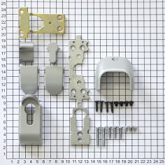 Механизм системы "антипаника"  DOORLOCK PD910FR-PUSH 1170мм PZ72мм, серебристый