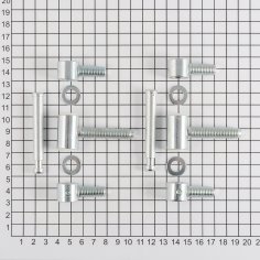 Дверная петля CEMOM DL EBP 705-0/22AX45AX22A 8005 штыревая, оцинкованная