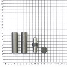 Дверная петля NF 129/2 каплевидная, без покрытия