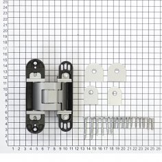 Дверная петля SIMONSWERK Tectus TE 311 3D FVZ 40 F1 скрытая, полиэфирное покрытие под матовый хром