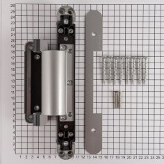 Дверная петля SIMONSWERK Tectus TE 680 3D F1 скрытая, полиэфирное покрытие под матовый хром