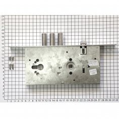 Замок дверной DOORLOCK 9252С, цилиндровый, хромированный