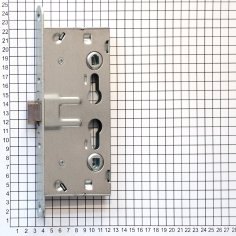 Замок дверной огнестойкий DOORLOCK V1739С, оцинкованный