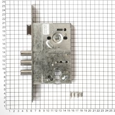 Замок врезной DOORLOCK DL8252С, цилиндровый, хромированный