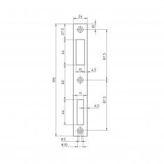 Запорная планка NEMEF P9500/12 ZN