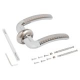 СТАНДАРТ 26 SN/CP мат.никель/хром квадрат 140мм (В2В) Комплект ручек