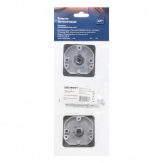 Сантехническая завертка к ручкам АЛЛЮР АРТ BK-S1 BT/BT(411414) черн.титан/черн.титан