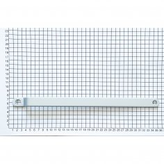 Рычаг удлиненный для скользящей тяги DL100S серебристый для монтажа с обратной стороны петель