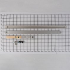 Тяга скользящая G96N20 для доводчика dormakaba ITS96, серебристая, DIN Right