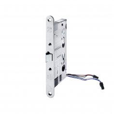 Замок дверной огнестойкий соленоидный DOORLOCK DL 1901EM, антипаник,  оцикованный