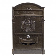 Ящик почтовый АЛЛЮР №4010 бронза БЕЗ КОРОБКИ