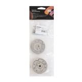 Сантехническая завертка к ручкам АЛЛЮР АРТ BK-R9 SN(0180) мат.никель