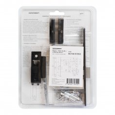 АЛЛЮР АРТ "ЛАНА" BL/BL +L7050S BL+BK-S2 BL(86150/S7050) матовый черный Компл ручка и защ с фикс