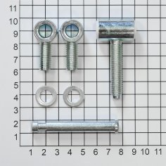Дверная петля CEMOM DL EBP 705-0/22AX45AX22A 8005 штыревая, оцинкованная