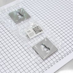 Ключевина под цилиндр DOORLOCK ES02/S/С Slim MBSN, матовый никель