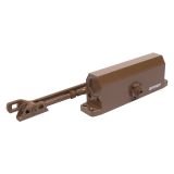 АЛЛЮР Доводчик дверной COMFORT ДД 188/3-5 A-C (до 130 кг) коричневый RAL8024, морозостойкий