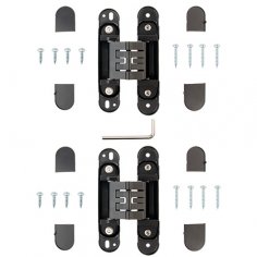 Петля врезная скрытой установки Apecs 135*27/130*27-3D-BLM (R13,5)