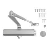 АЛЛЮР Доводчик дверной COMFORT(КОМФОРТ) ДД 229/5-7 A-S (до150 кг) серебро RAL9006, морозостойкий