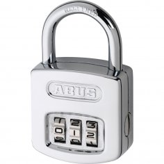 Навесной замок кодовый ABUS 160/40, полированный хром