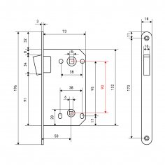 АЛЛЮР АРТ 5300-MU-WC SN мат.никель B2B пакет МАГНИТНАЯ Защёлка