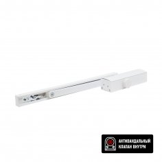 БУЛАТ Доводчик дверной PROFI  ДД 802/3 AH-W (40-80 кг) белый, морозостойкий со скольз. тягой