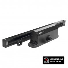 БУЛАТ Доводчик дверной ARCTIC ДД 502/4 AH-B (40-90 кг) черный  со скольз. тягой, морозостойкий
