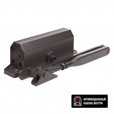 БУЛАТ Доводчик дверной ARCTIC ДД 502/4 A-С (60-120 кг) коричневый, морозостойкий