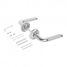 СТАНДАРТ P28 SN/CP(SC/CP) мат.хром/хром квадрат 105 мм Комплект ручек