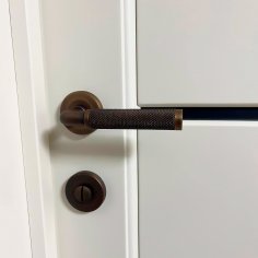 Ручка дверная DOORLOCK Oxford M046, темная бронза