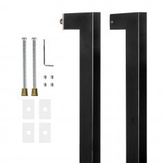 Ручка-скоба PULL.PH38/800.26 INOX 304 (PH-26-38/800-INOX) BLACK