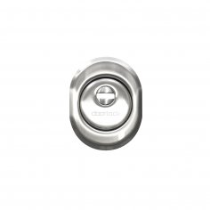 Броненакладка на цилиндровый механизм DOORLOCK PRO5417/20, защитная врезная, чёрная