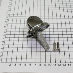Поворотная кнопка DOORLOCK TK07/P, 8*8 мм, 45 мм, полированный хром