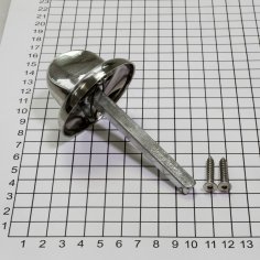 Поворотная кнопка DOORLOCK TK07, 8*8 мм, 75 мм, матовый никель