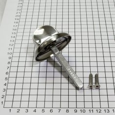 Поворотная кнопка DOORLOCK TK07, 8*8 мм, 65 мм,, матовый никель