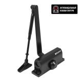 БУЛАТ Доводчик дверной ULTIMATE (УЛЬТИМЕЙТ) ДД-60 A-B (25-80 кг) черный, морозостойкий