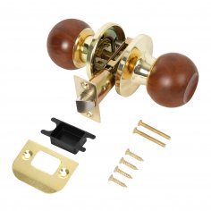 Ручка защелка DK672/BL WD-PS (без фик.) дерево