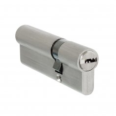 Цилиндровый механизм DOORLOCK V 2300AB N серия Variant, никелированный, 40x45мм, 5 перф.ключей