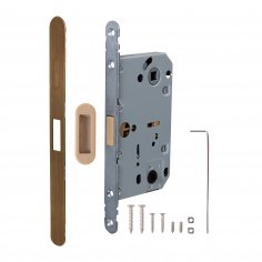 Магнитная защелка WC с ответной планкой GRAVITY.PRO G01.196.50.96 AB бронза