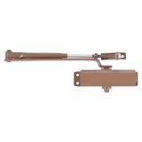 АЛЛЮР Доводчик дверной COMFORT(КОМФОРТ) ДД 132/2-3 A-С (до80 кг) коричн. RAL8024 морозостойкий