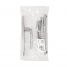 Ручка на планке HANDLE.85.25.67-75 RAL 9006 серый