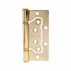 Петля карточная без врезки DOORLOCK H100/76/2BB PB полированная латунь, 100х76х2,5мм, 2 подшипника
