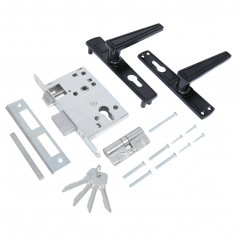 Птимаш ЗВ4-3.01 черный Замок врезной с/руч