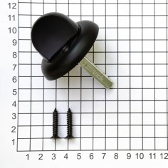 Поворотная кнопка DOORLOCK TK07, 8*8 мм, 45 мм, чёрная