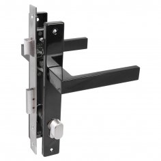 СТАНДАРТ 8520.02.9005 черный, ключ-вертушка  Замок врезной с/руч