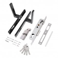 СТАНДАРТ 8520.02.9005 черный, ключ-вертушка  Замок врезной с/руч