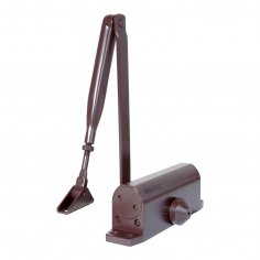 БУЛАТ Доводчик дверной ARCTIC (АРКТИК) ДД 502/4 DA-С (60-120 кг) коричневый, морозостойкий