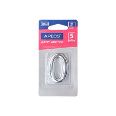 Цифра дверная Apecs DN-01-0-Z-CR