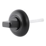 Поворотник СТАНДАРТ P-SLBK6 BL квадрат 6мм  матовый черный